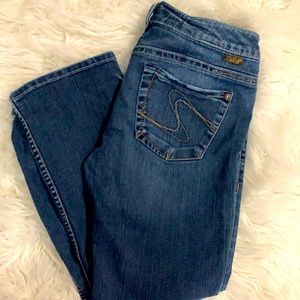 Silver jeans Santorini Cropped jeans size 28